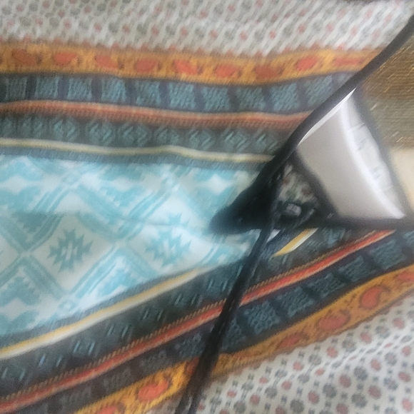 Bohemian Maxi Dress with Geometric Patterns - Picture 11 of 15